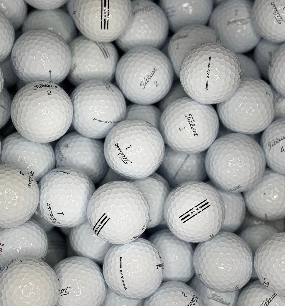 50 AAAA Kwaliteit Titleist AVX golfballen, Ophalen of Verzenden, Zo goed als nieuw, Bal(len), Overige merken