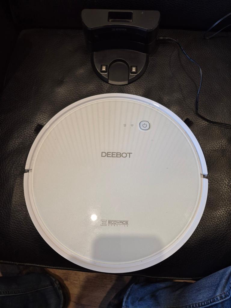 Ecovacs Deebot DO3G.02 Robotstofzuiger - Wit, Ophalen of Verzenden, Robotstofzuiger, Geschikt voor harde vloeren, Reservoir