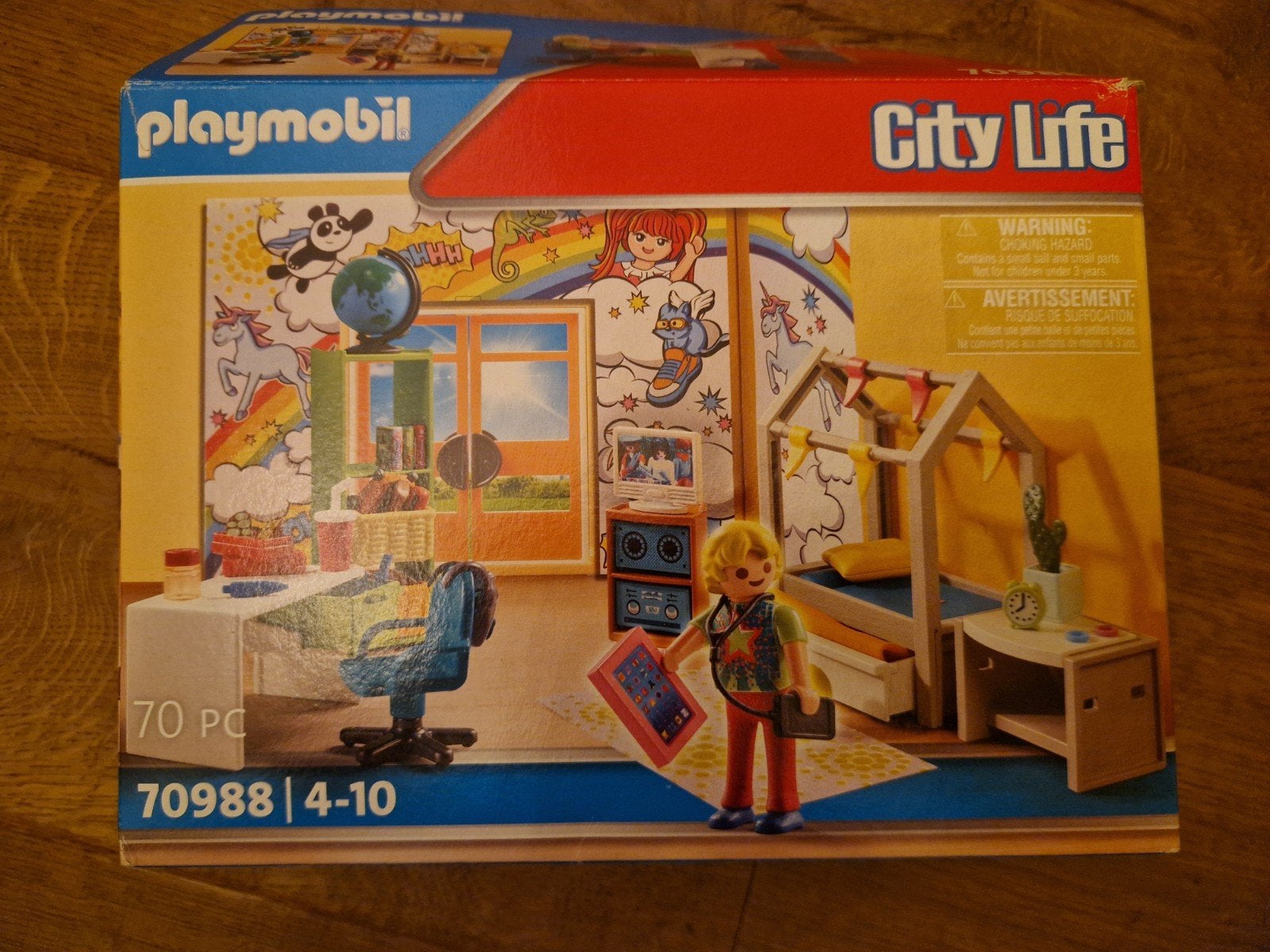 Playmobil City Life Tienerkamer 70988, Kinderen en Baby's, Gebouw, Ophalen of Verzenden, Zo goed als nieuw, City life