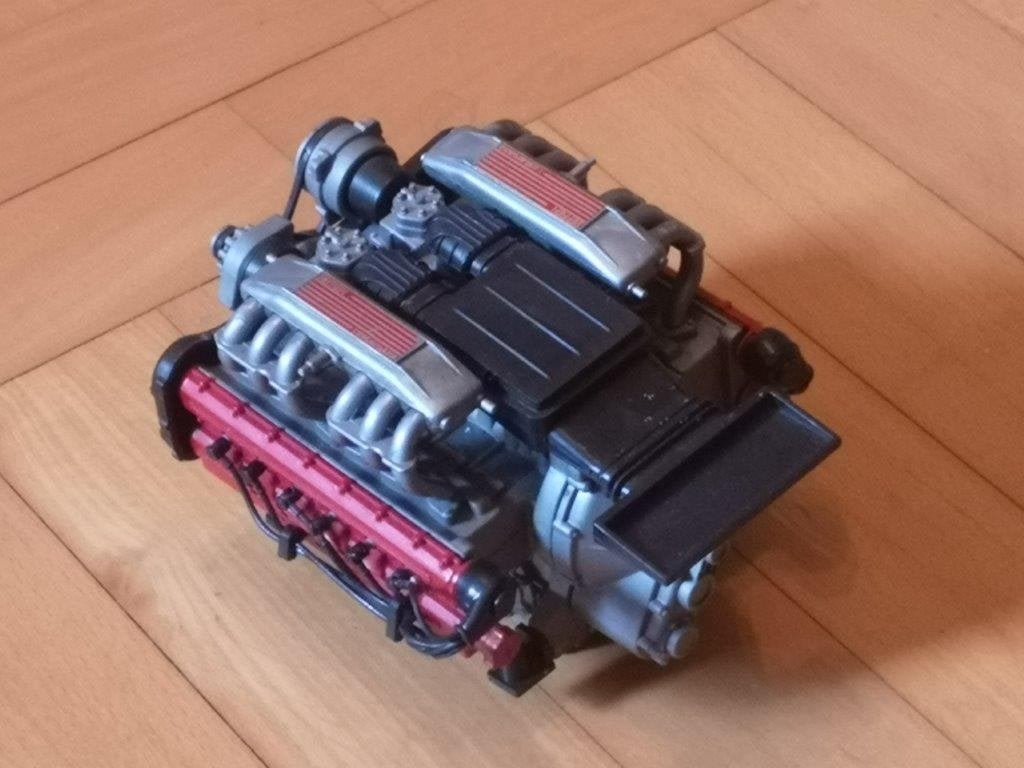 Engine 1/8 scale for Pocher Testarossa, Ophalen of Verzenden, Zo goed als nieuw, 1:5 t/m 1:8, Auto
