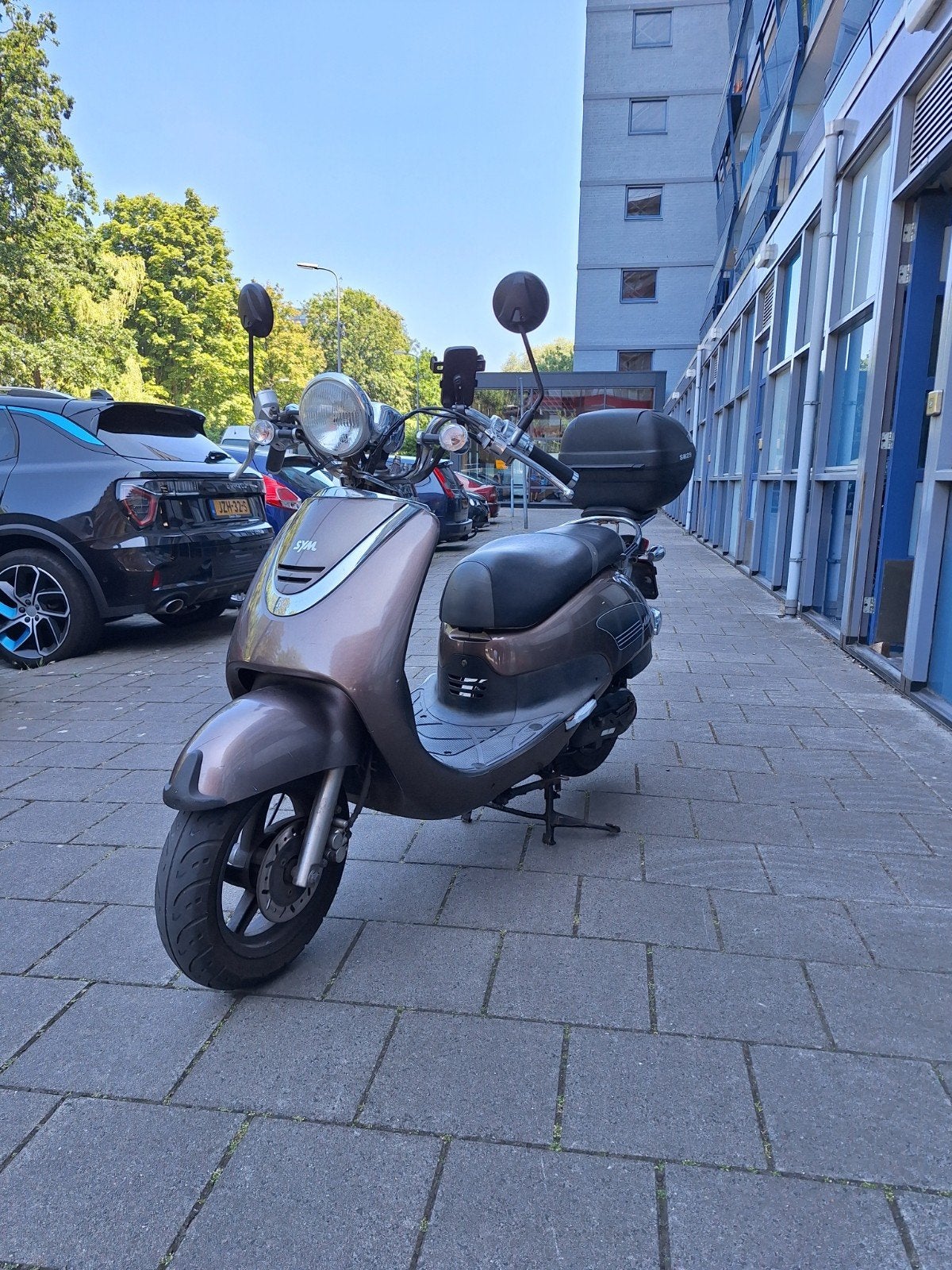 Sym allo 2016 geel kenteken, Fietsen en Brommers, Scooters | SYM, Ophalen, Maximaal 45 km/u, Allo, Zo goed als nieuw