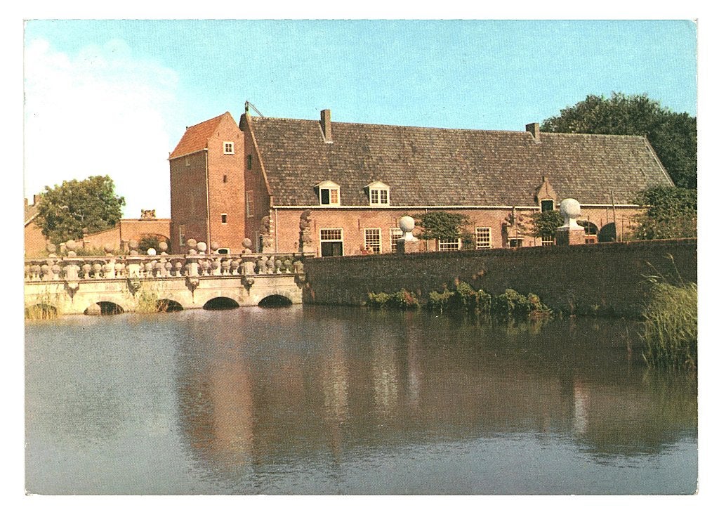 37390 Heemstede NH 1977 kasteel Oude Slot Gelopen met zegel, Ophalen of Verzenden, 1960 tot 1980, Gelopen, Noord-Holland