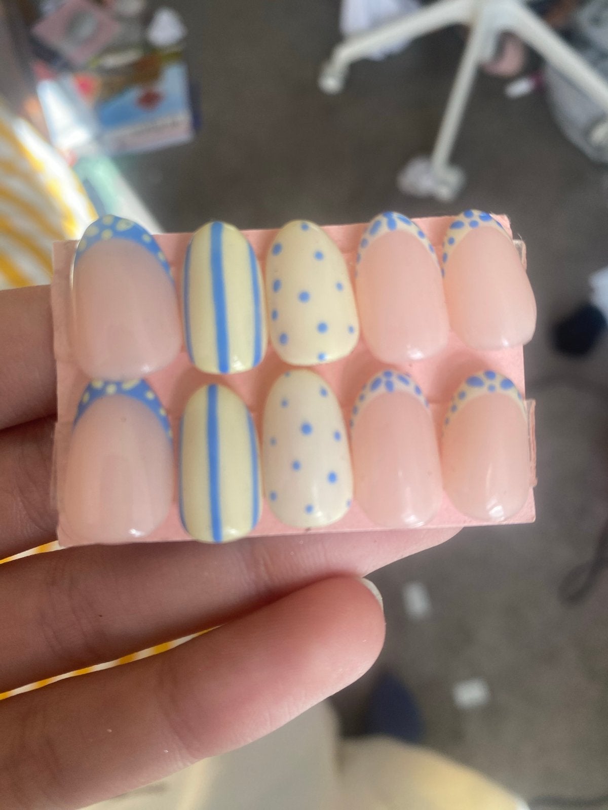 Handgemaakte Press-on Nagels met Mini Nagel Kitje, Sieraden, Tassen en Uiterlijk, Uiterlijk | Lichaamsverzorging, Verzenden, Nieuw