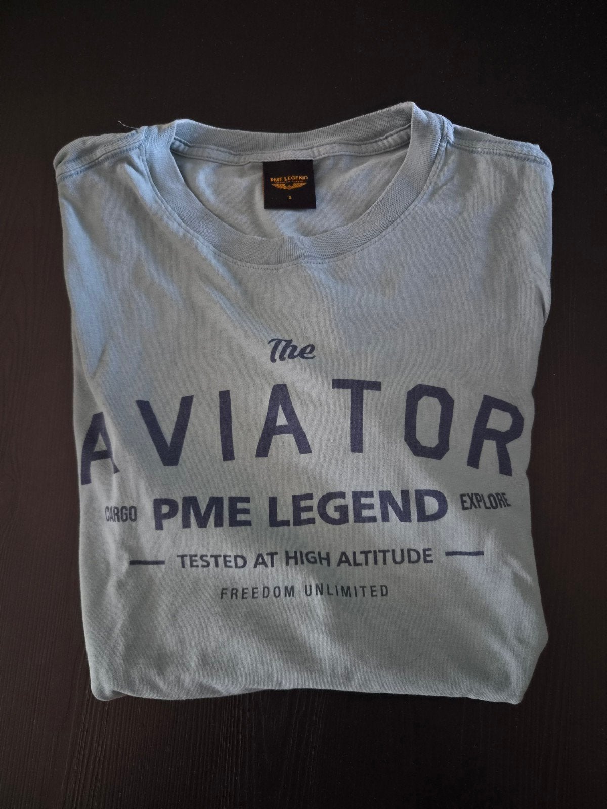 PME Legend T-shirt 'The Aviator' maat S, Blauw, Ophalen of Verzenden, Zo goed als nieuw, PME Legend