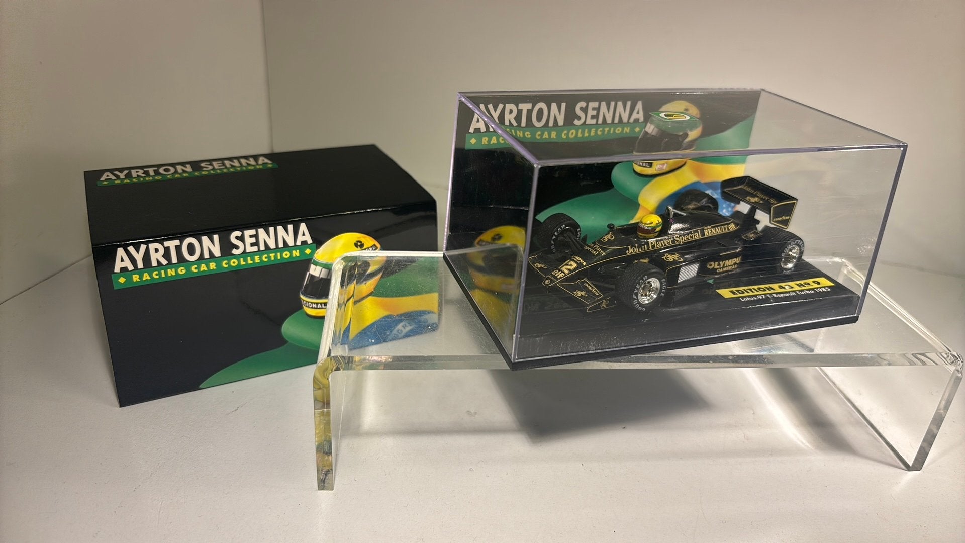 F1 lotus 97 t - renault turbo senna 1985 minichamps 1.43