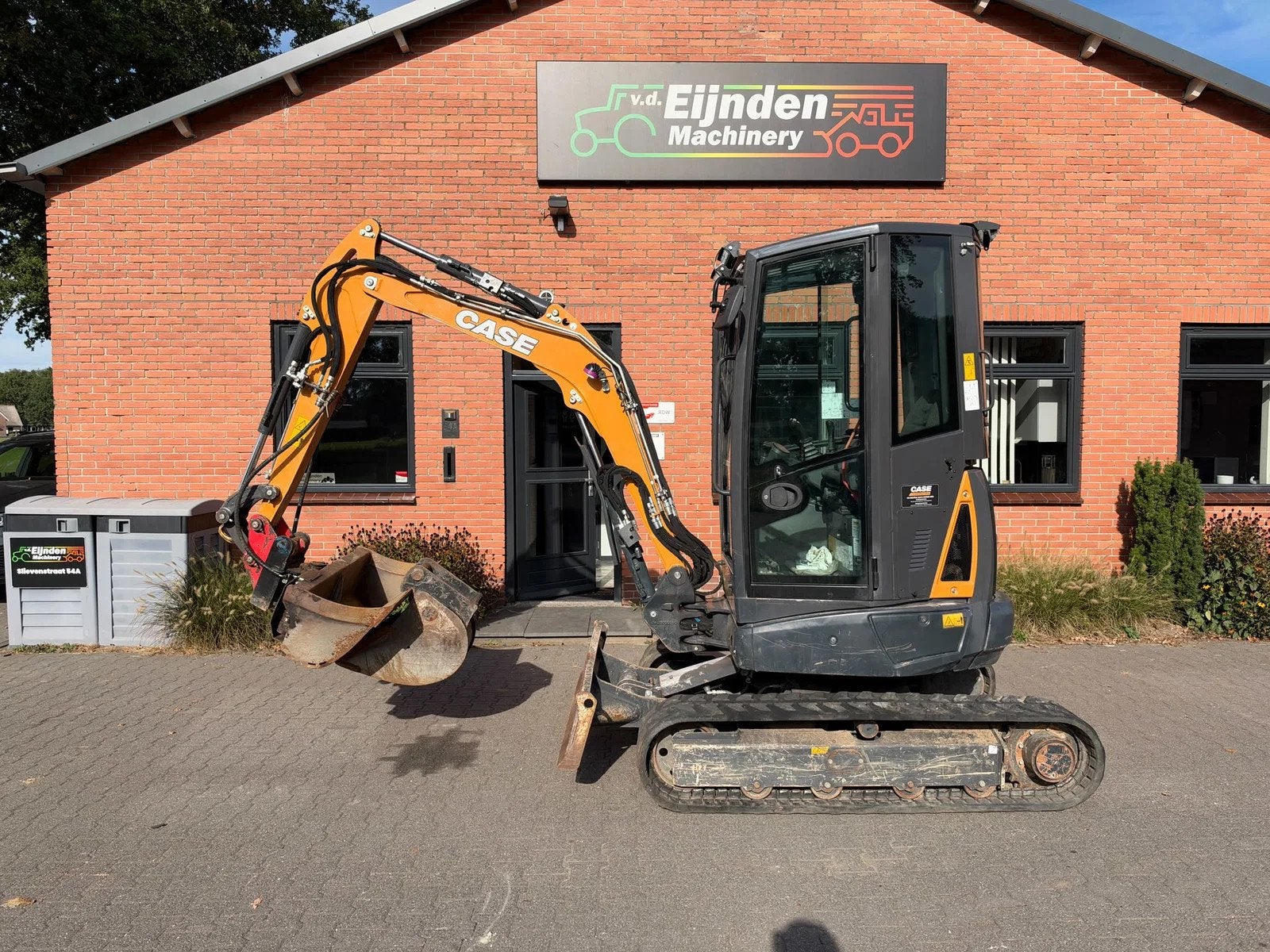 Case CX25D minigraver (bj 2023), Graafmachine