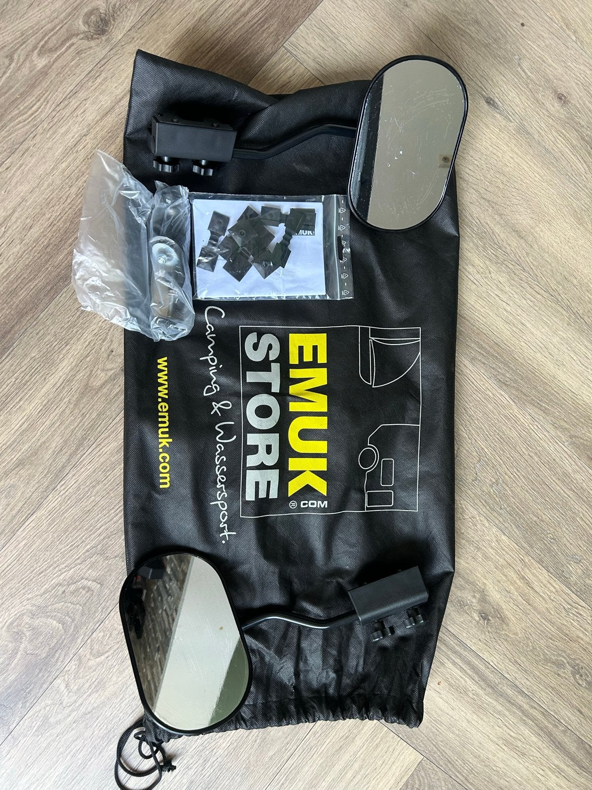 EMUK Caravan Spiegels - Zo goed als nieuw, Caravans en Kamperen, Caravan accessoires, Zo goed als nieuw, Ophalen of Verzenden