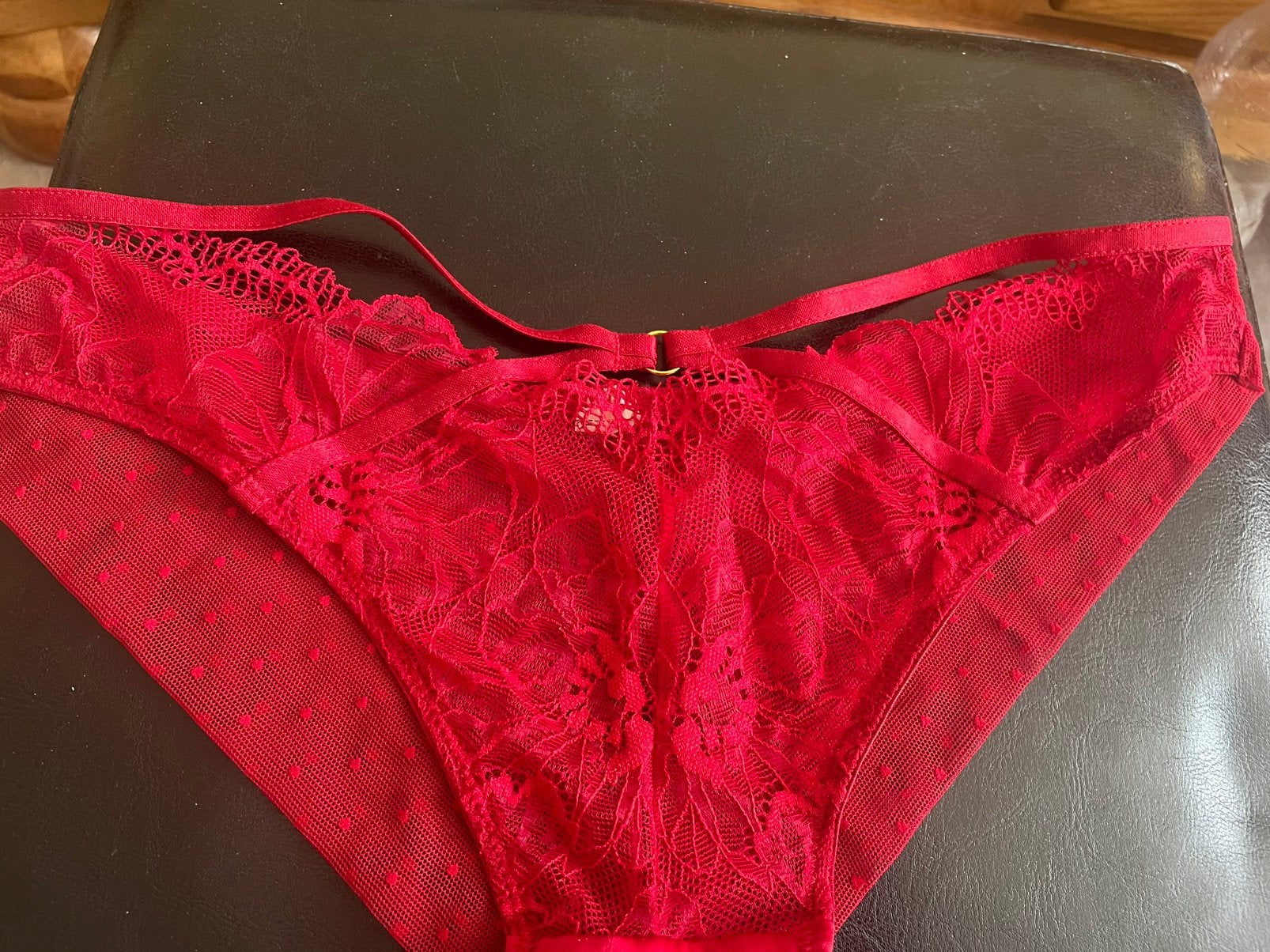 Kanten slip xl, Ophalen of Verzenden, Rood, Slip