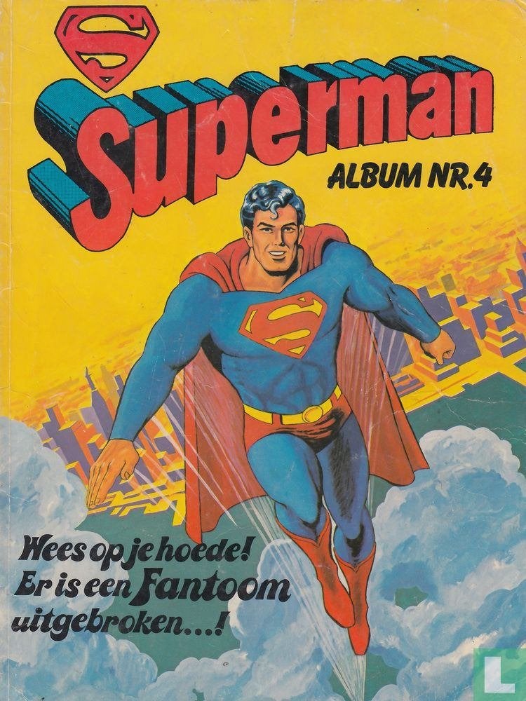 Superman. Album Nr 4. Wees op je hoede enz, Eén stripboek, Ophalen of Verzenden, Gelezen
