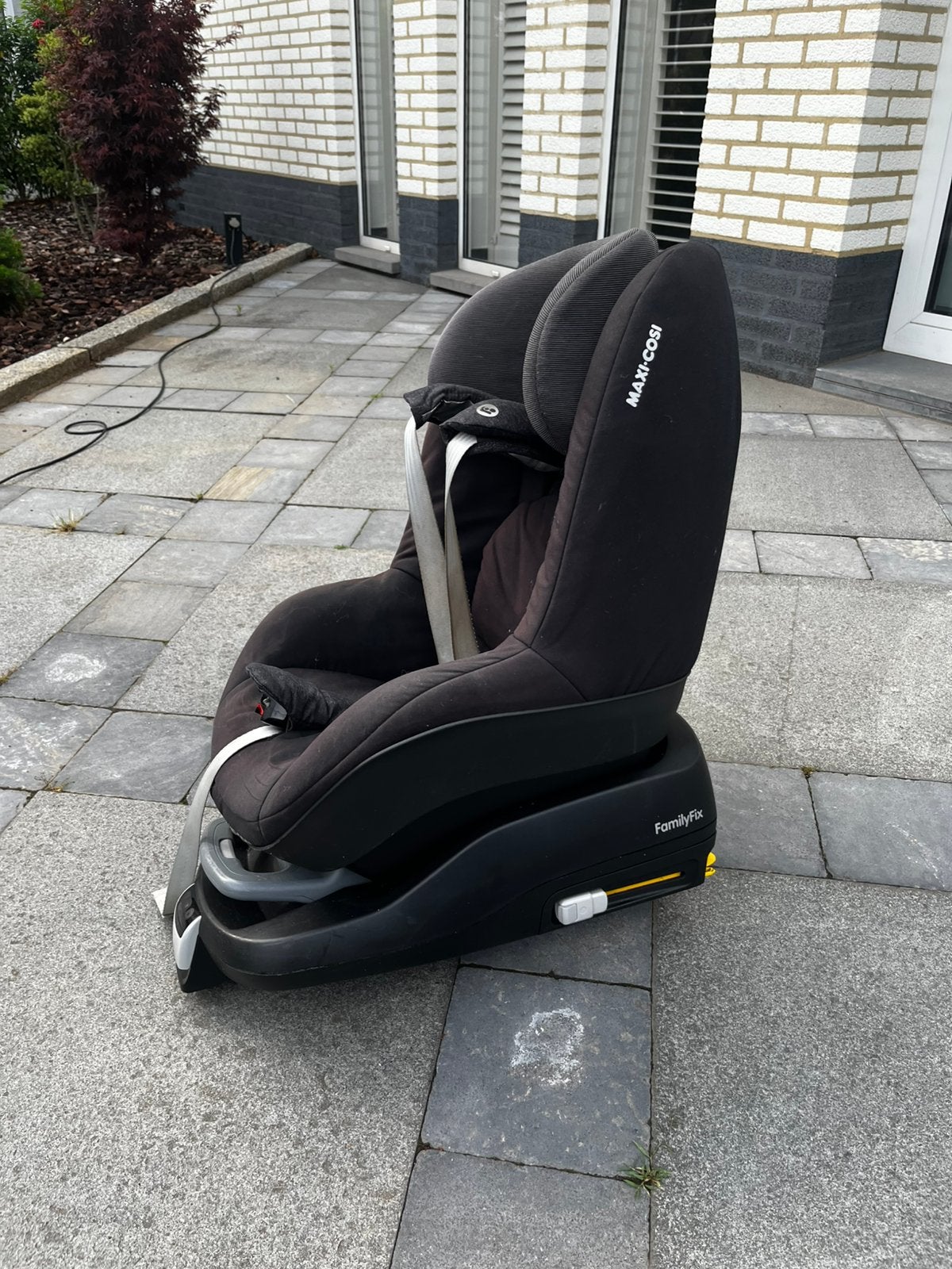 Maxi cosi autostoel met family fix, Ophalen, 9 t/m 18 kg, Maxi-Cosi, Gebruikt