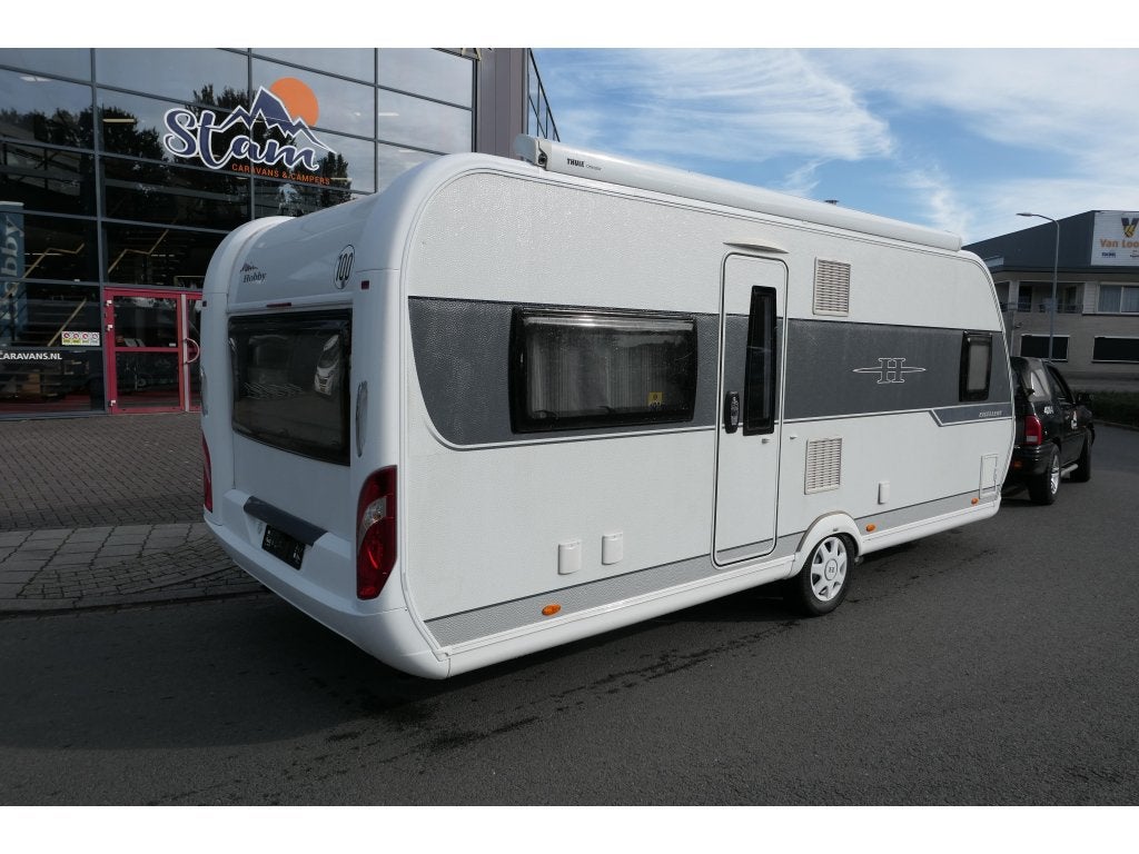 Hobby Excellent 560 CFE mover, luifel en fietsdr, Rondzit, Hobby, Schokbreker, Overige typen