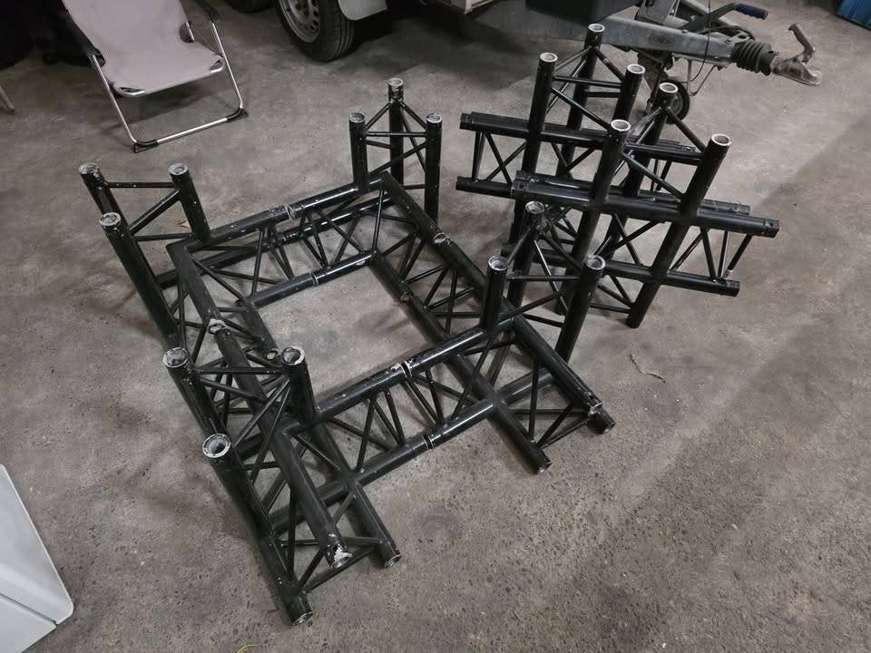 Diverse delen truss x30d prolyte zwart, Ophalen, Gebruikt, Overige typen