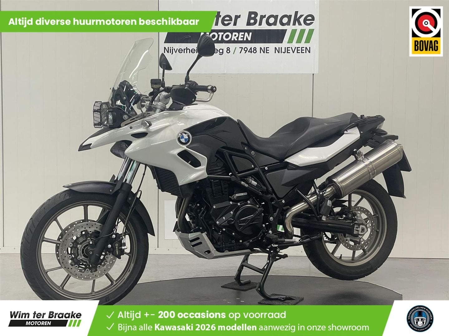 Bmw F 700 GS ABS (bj 2013) 67,000 km, Motoren, 2 cilinders, Motorrijbewijs A, Bedrijf, Onbekend
