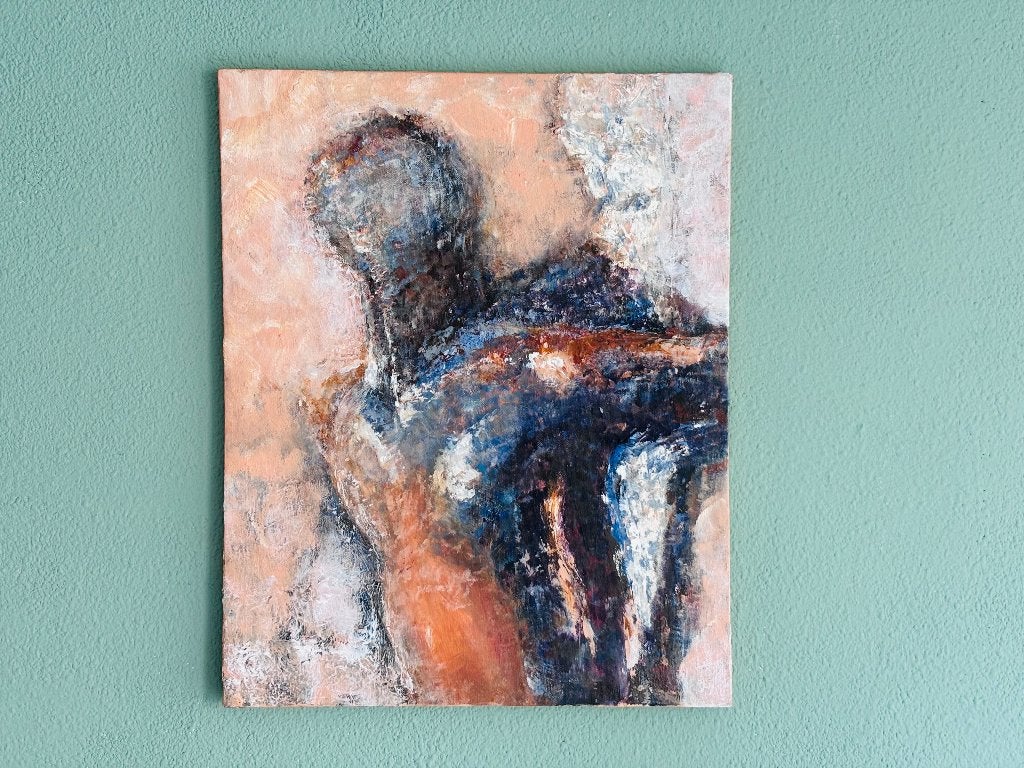Abstract figuratief schilderij, Ophalen of Verzenden