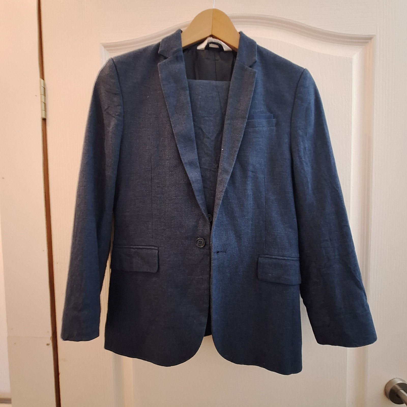 Kinder pak, Ophalen, Zo goed als nieuw, Maat 46 (S) of kleiner, Blauw