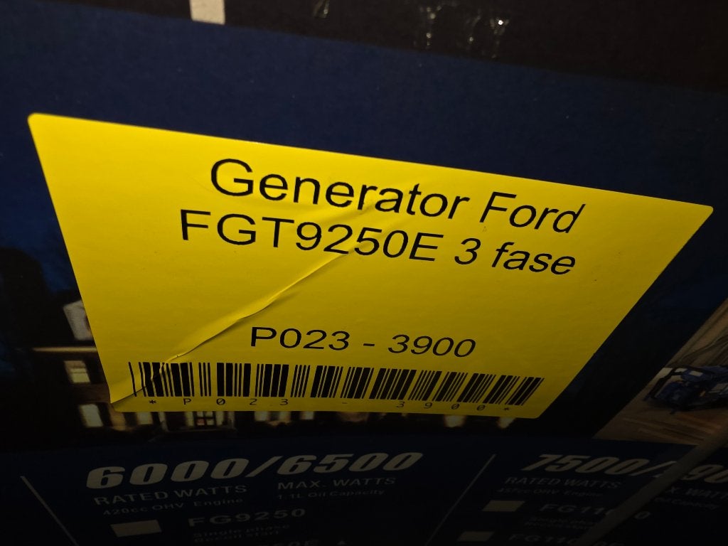 Ford FGT9250E Draagbare Benzine, Ophalen of Verzenden, Nieuw