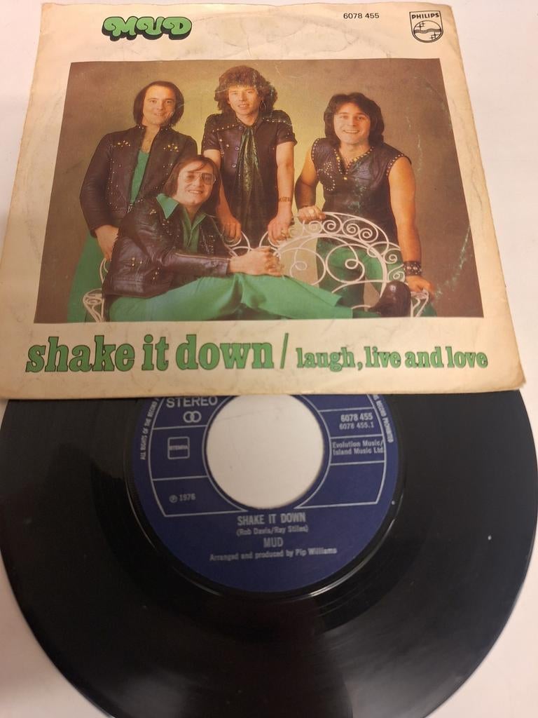MUD - Shake it down, 1976., Fotohoes, Verzenden, 1970 - 1979, 7 inch