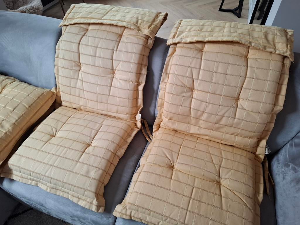 2 tuinkussens Living Colors voor (Hartman) standenstoelen, Ophalen, Gebruikt