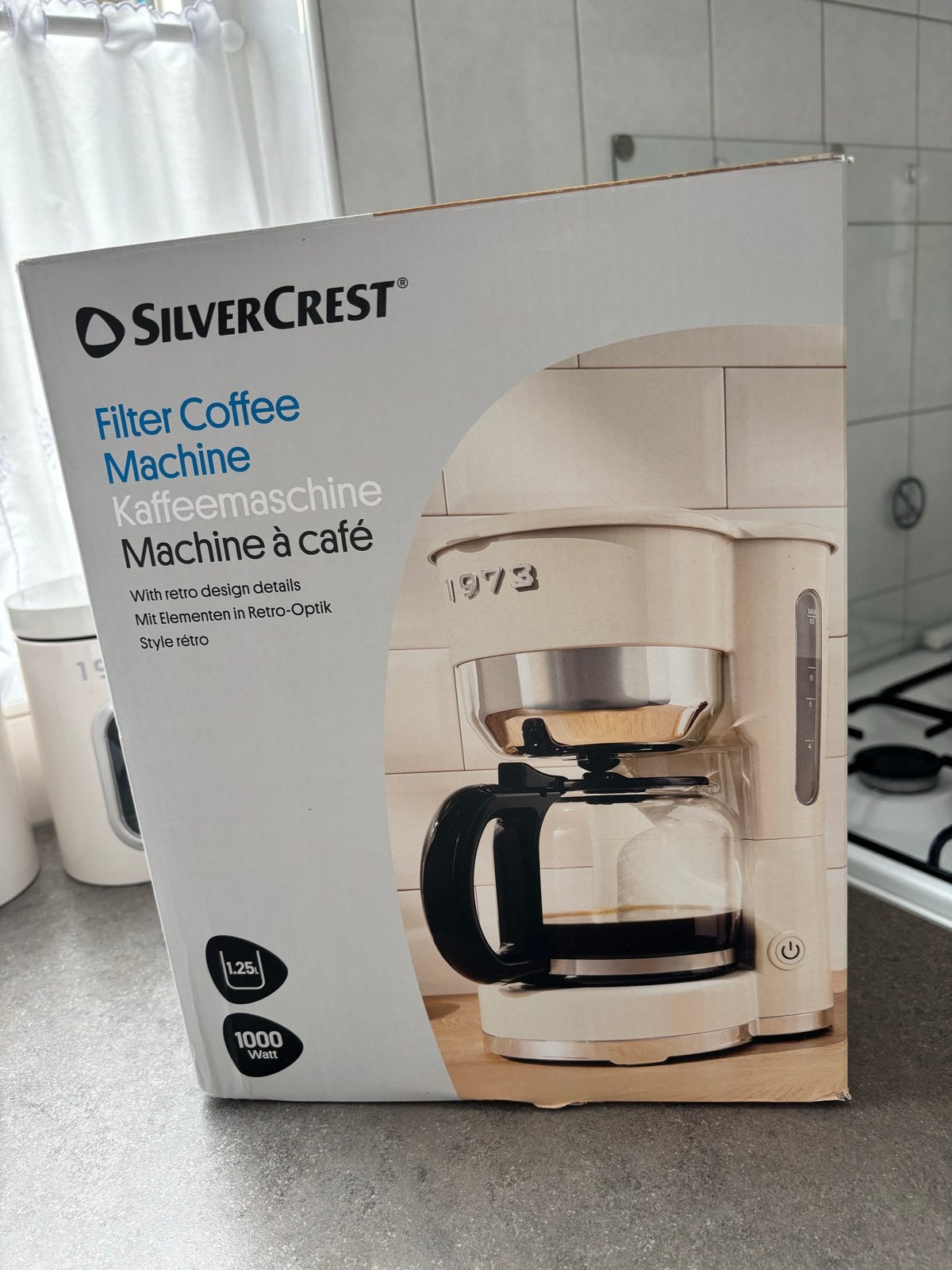 Silvercrest Filter Koffiezetapparaat - Nieuw in verpakking, 10 kopjes of meer, Gemalen koffie, Ophalen of Verzenden, Koffiemachine