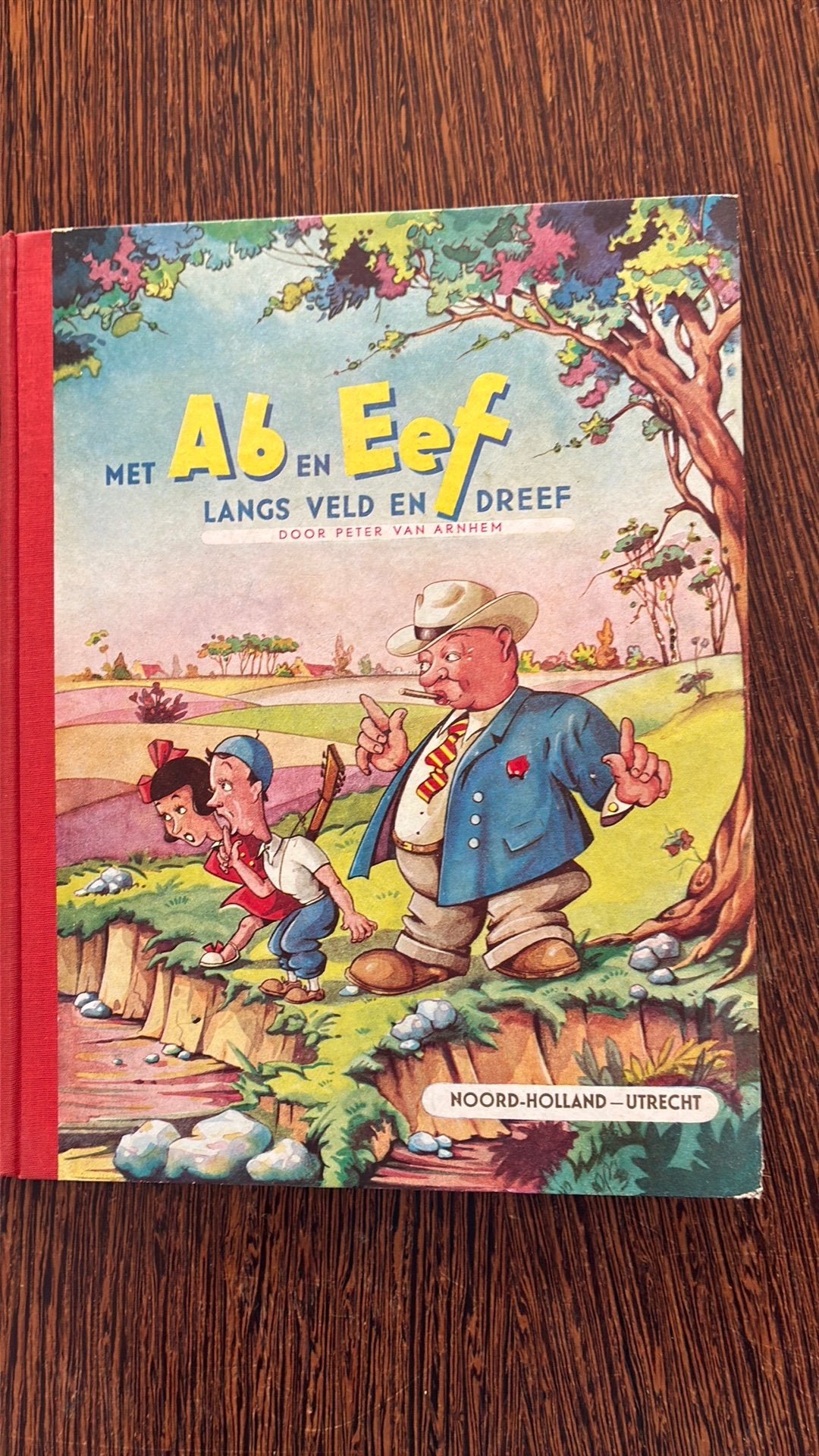 Met Ab en Eef langs veld en dreef Noord-Holland en Utrecht, Boeken, Ophalen of Verzenden, Gelezen, Plaatjesalbum