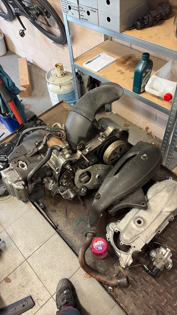 125cc 4t zip/sfera blok., Ophalen of Verzenden, Zo goed als nieuw, Blok, Piaggio
