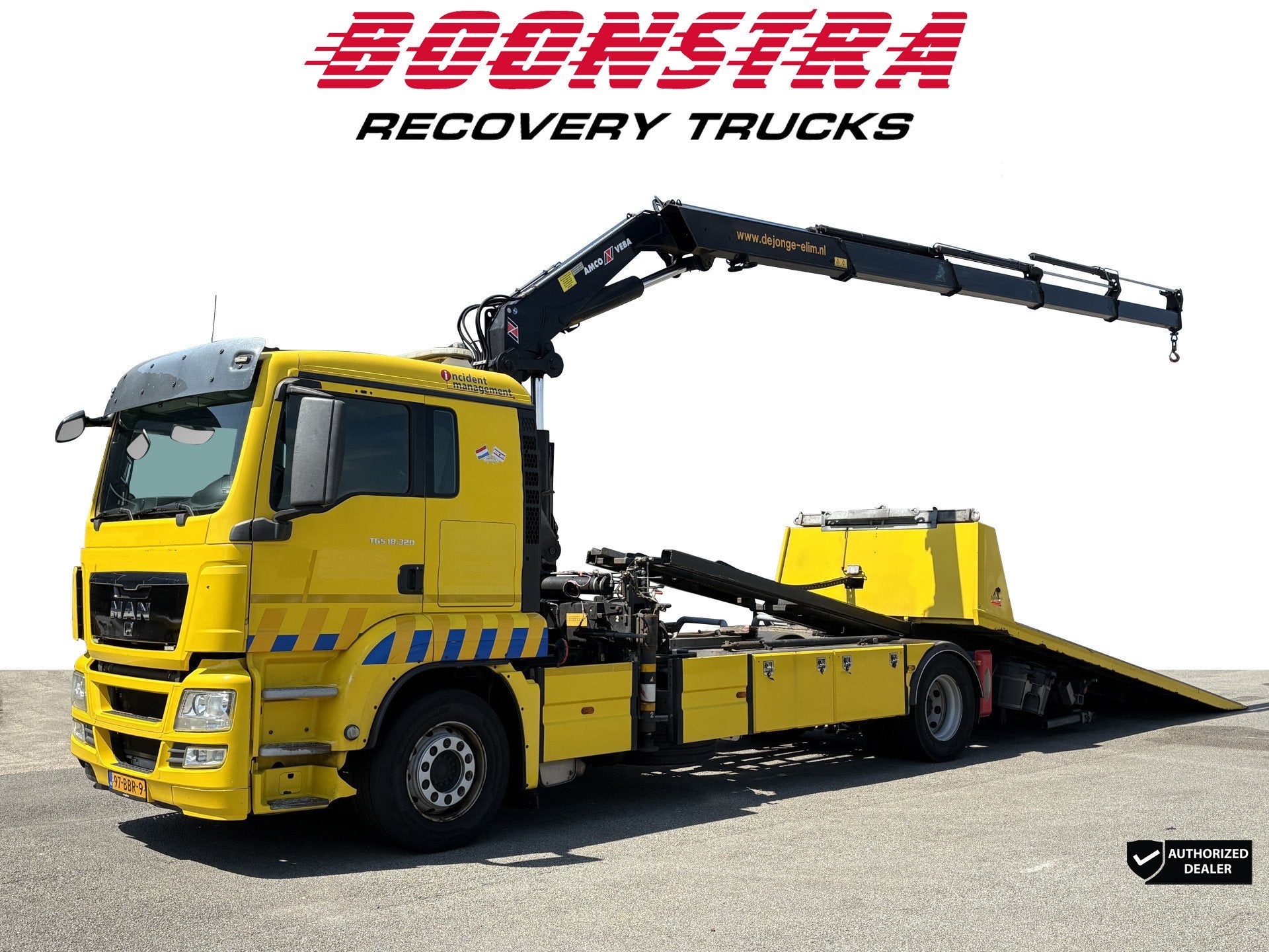 MAN TGS 18.320 Falkom FAS 6000 Amco Veba 924 4S Remote! Berg, Euro 5, Zwart, 320 pk, MAN