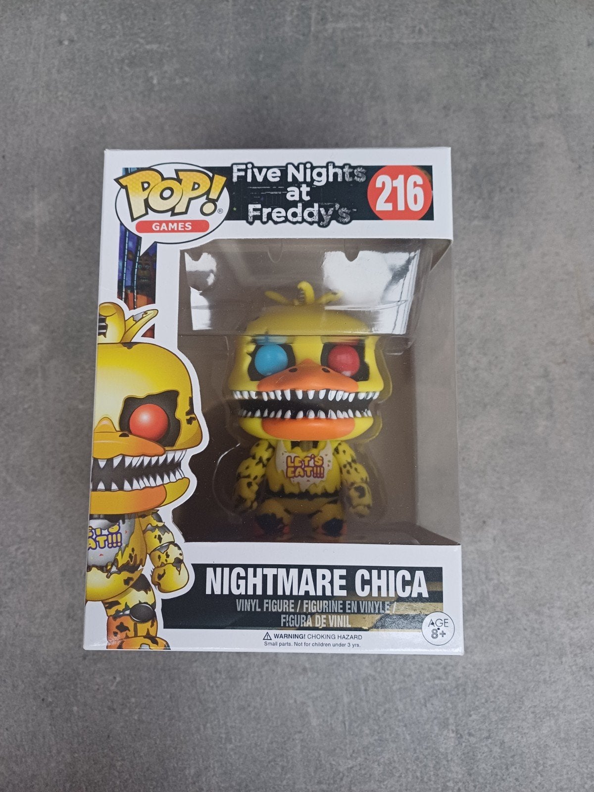 Funko Pop! Five Nights at Freddy's #216 Nightmare Chica, Ophalen of Verzenden, Zo goed als nieuw