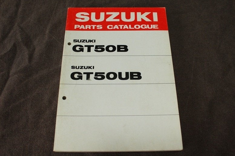 Suzuki GT50B UB 1977 moped parts catalogue  GT 50 onderdelen, Fietsen en Brommers, Ophalen of Verzenden, Zo goed als nieuw