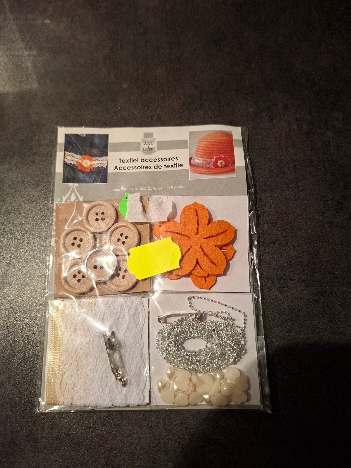 ART Talent Textiel Accessoires - Knutselset, Ophalen, Textiel, Nieuw, Meerkleurig
