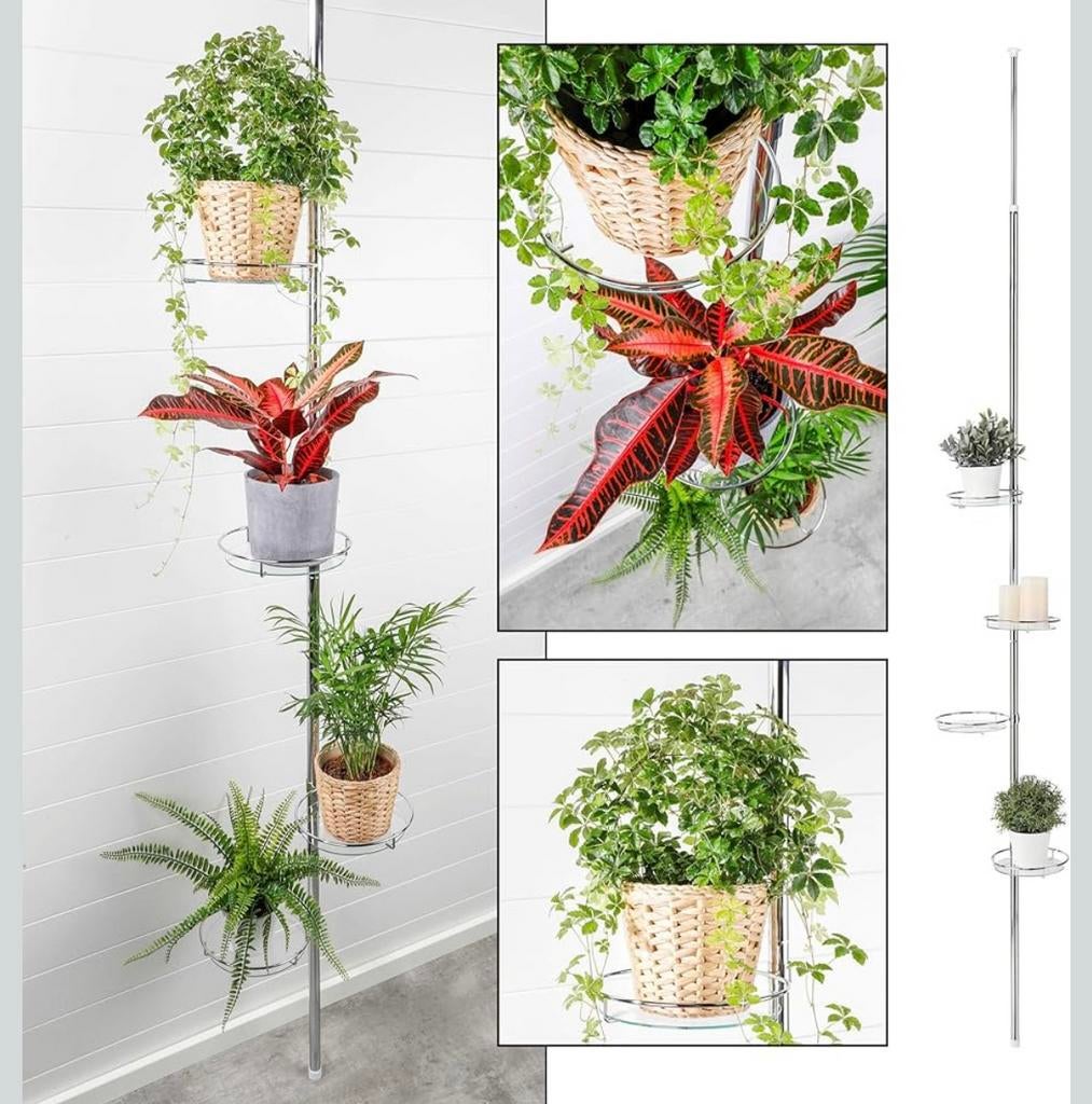 Telescopisch bloemenrek | plantenstandaard 175-275 cm, Huis en Inrichting, Ophalen, Halfschaduw