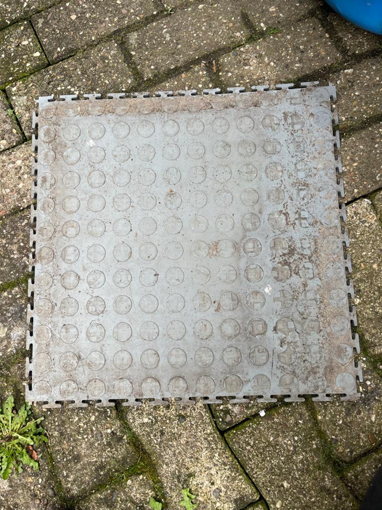 Gebruikte kunststof tegels, ca. 79 stuks - Ophalen Gronau, Kunststof, Gebruikt, Overige typen, Ophalen of Verzenden