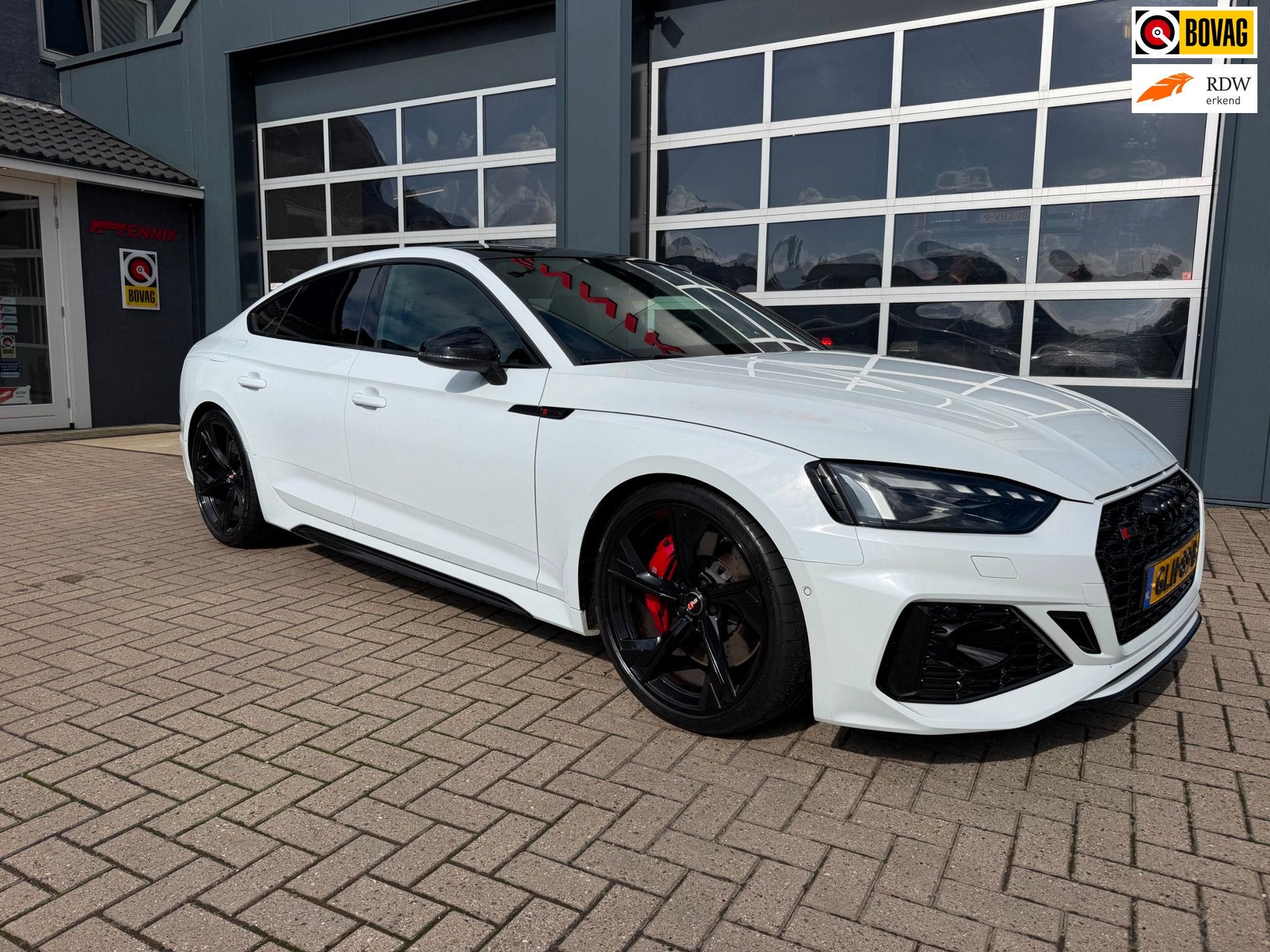 Audi RS5 Sportback 2.9 TFSI quattro Edition 25 / RS Dynamic, Auto's, Dealer onderhouden, Gebruikt, RS5, Wit