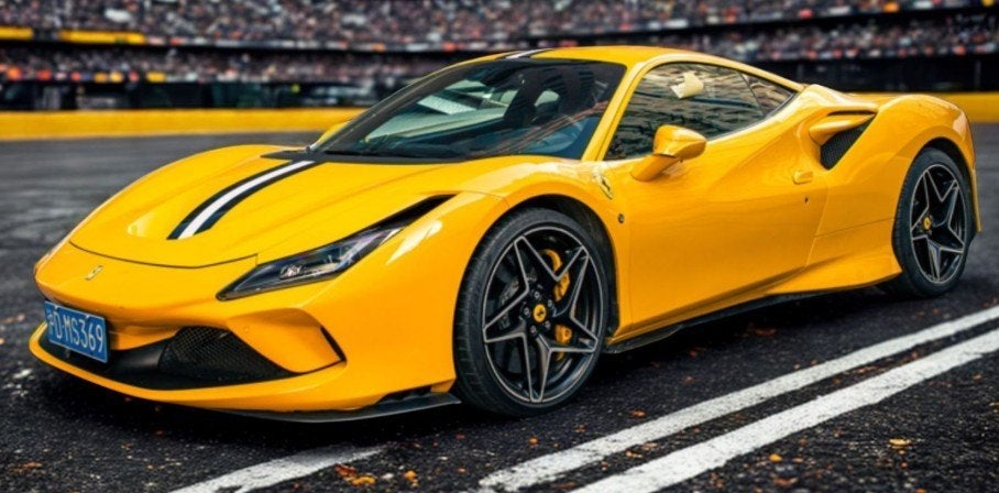 Ferrari F8 Tributo Geel 1:18 P18171T1 BBR PRE-ORDER