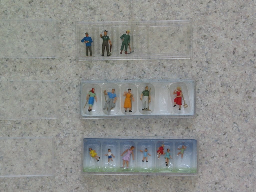 Scenery voor modelspoorbaan H0 - Figuurtjes -Faller-Preisner, Overige merken, Gebruikt, Gelijkstroom of Wisselstroom, Overige typen