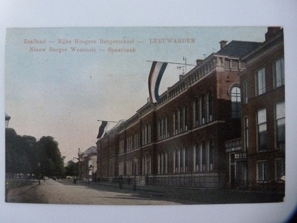 1934 LEEUWARDEN Zaailand Spaarbank Nieuw Burger Weeshuis, Ophalen, 1940 tot 1960, Gelopen, Friesland