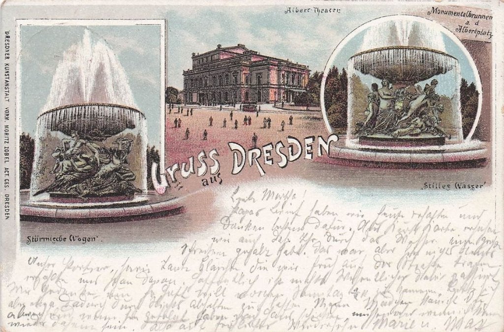 702-354-003 Dresden, Verzenden, Voor 1920, Duitsland