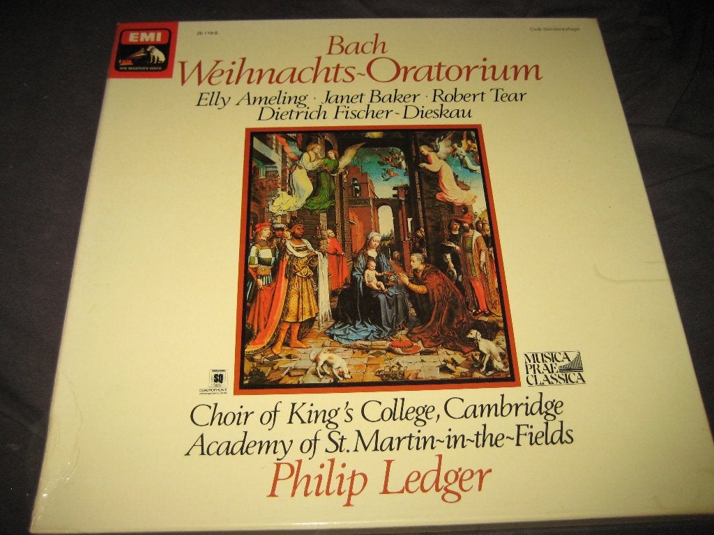3 LPs, Bach Weihnachts-Oratorium, Cd's en Dvd's, LP, Overige typen, Ophalen of Verzenden, Zo goed als nieuw