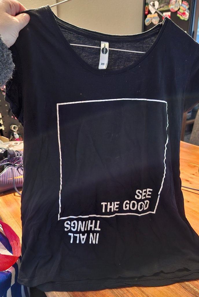 Zwart T-shirt - Ever.me - XS, Zwart, Ophalen of Verzenden, Zo goed als nieuw, Maat 34 (XS) of kleiner