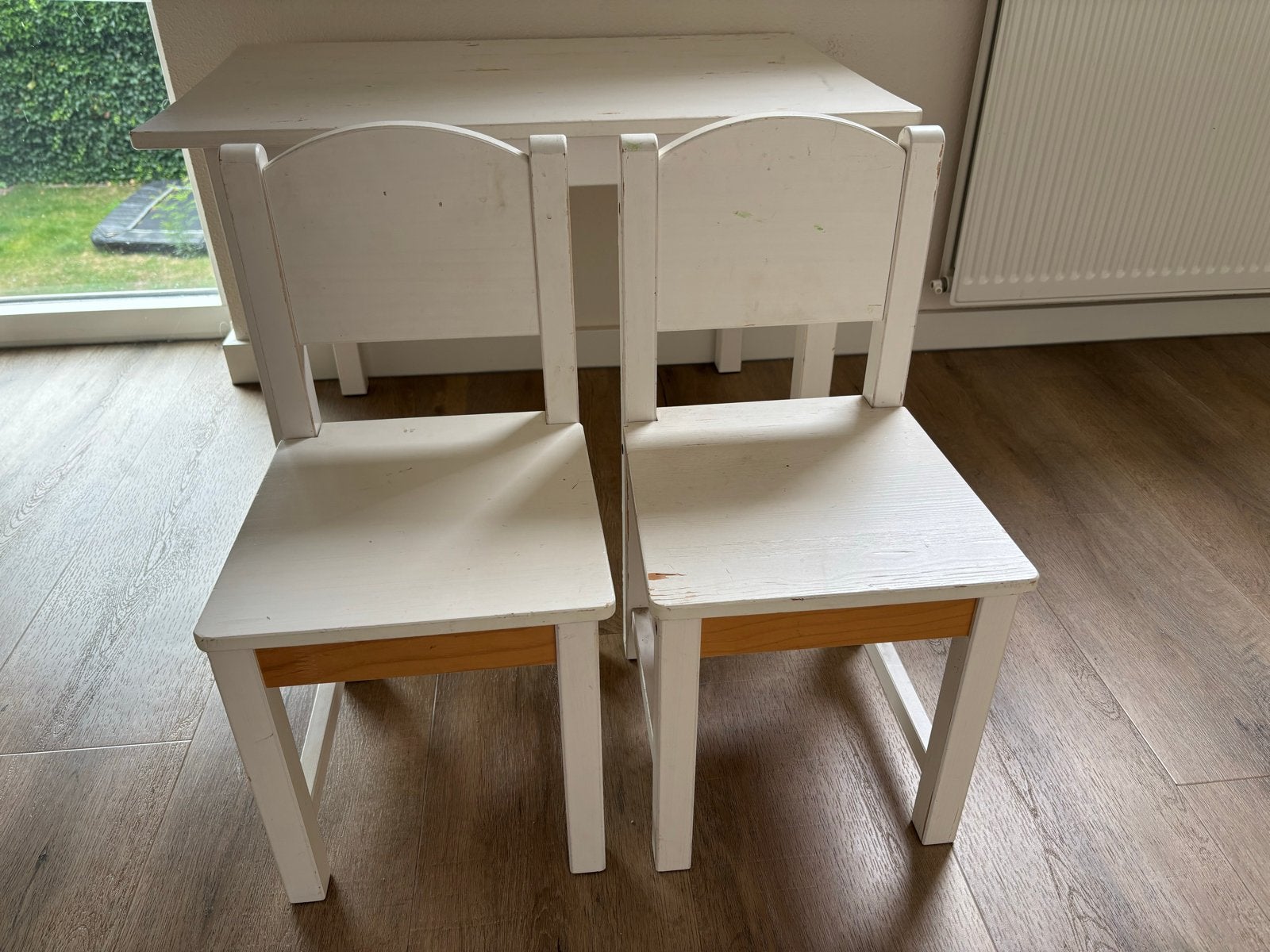 IKEA kindertafeltje met 2 stoeltjes (SUNDVIK), Kinderen en Baby's, Kinderkamer | Tafels en Stoelen, Ophalen, Gebruikt, Tafel(s) en Stoel(en)