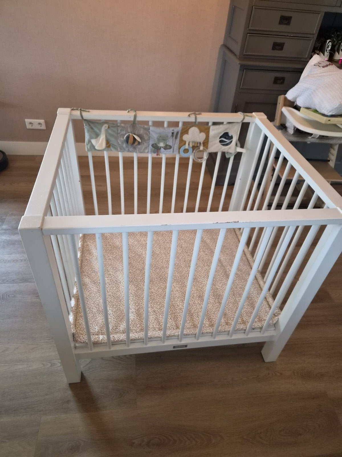 Bopita box wit – inclusief gratis accessoires, Kinderen en Baby's, Boxen, Ophalen, Gebruikt, Boxkleed