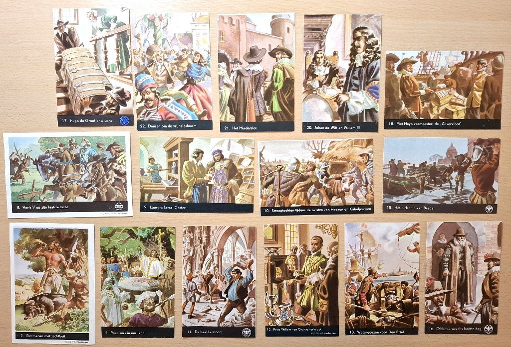 Bondsspaarbank – 68 verzamelplaatjes - rond 1970, Verzamelen, Ophalen of Verzenden