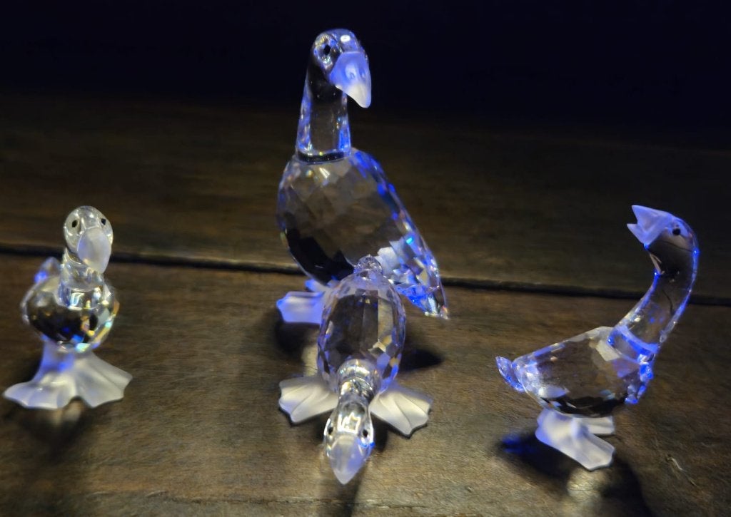 SCS Set ganzen Swarovski, Ophalen of Verzenden, Zo goed als nieuw, Figuurtje