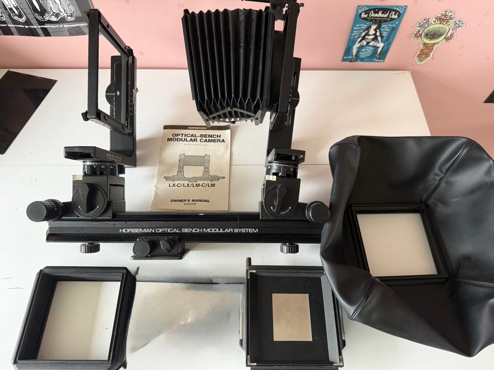 Horseman optical bench modular camera LX zeer netjes!, Ophalen of Verzenden, Gebruikt