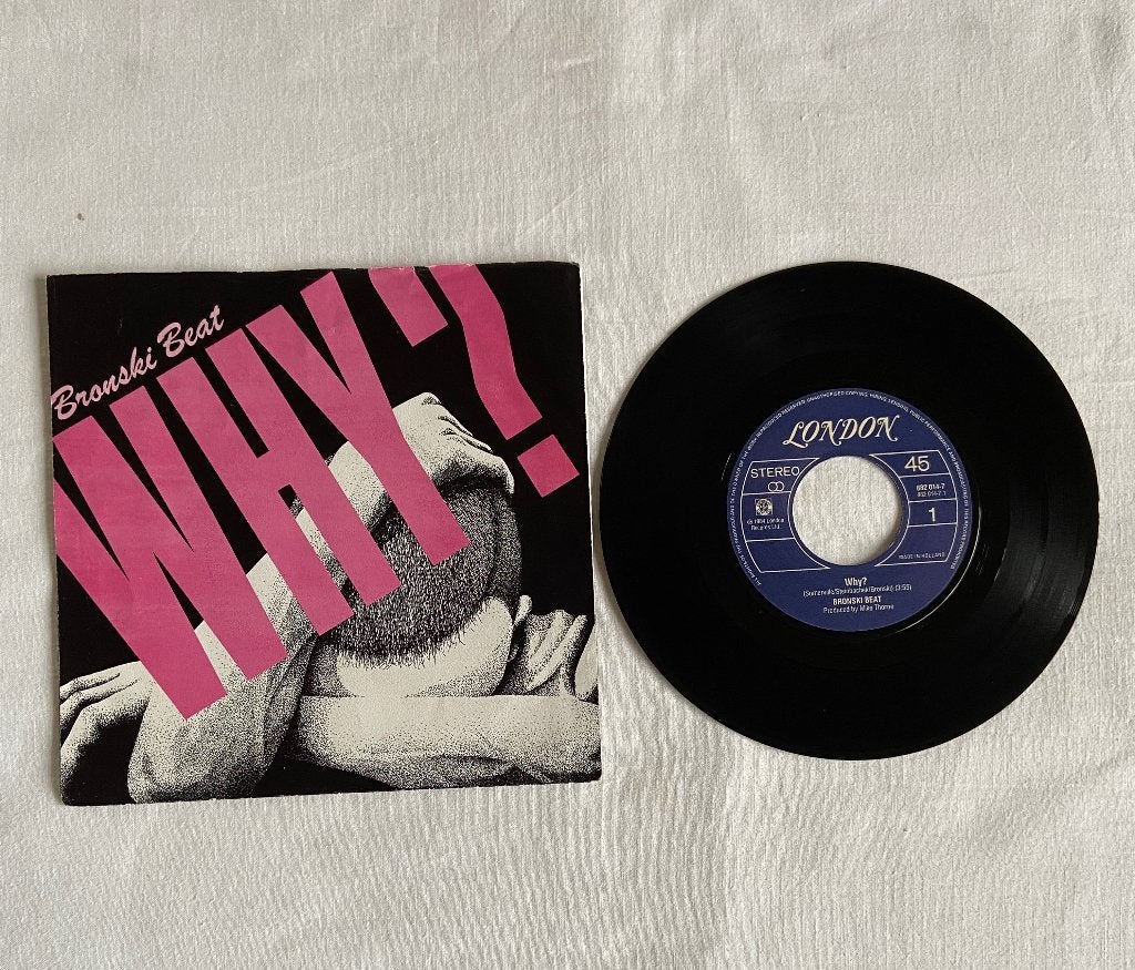 bronski beat  -  why!, 7 inch, Ophalen of Verzenden, Zo goed als nieuw, EP