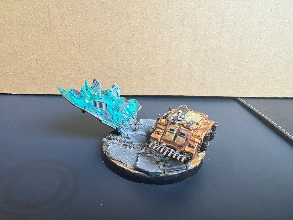Warhammer - 30K - Diorama, Hobby en Vrije tijd, Ophalen of Verzenden, Warhammer, Geverfd