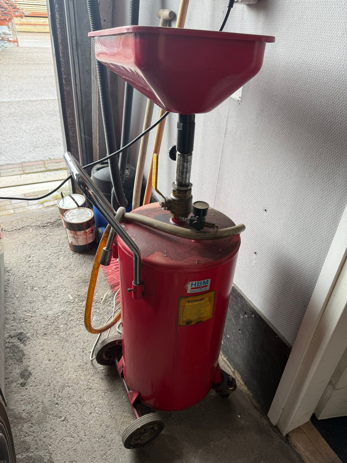HBM Mobiel Olieopvangsysteem - 60-80 Liter, Ophalen, Gebruikt