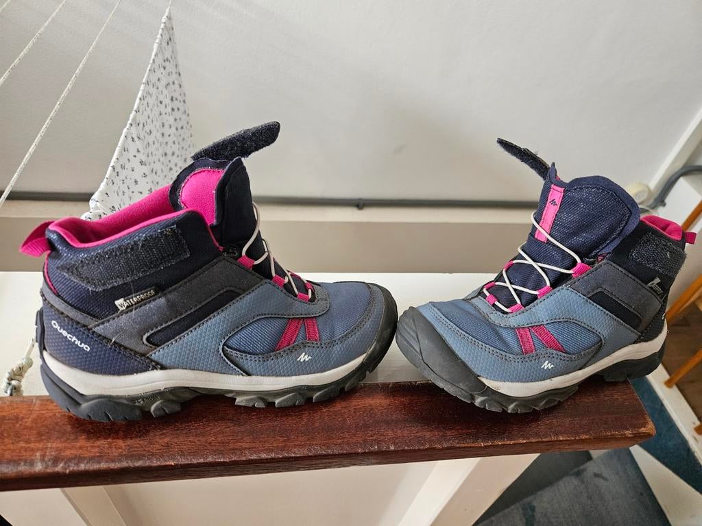Quechua wandelschoenen kids maat 32, Ophalen of Verzenden, Zo goed als nieuw, Blauw, Wandelschoenen