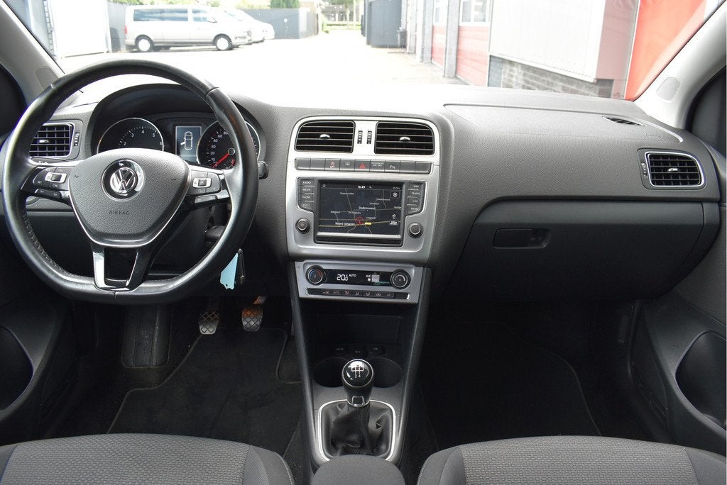 Volkswagen Polo 1.2 TSI Comfortline Trekhaak, Cruise, Carpla, Stof, Euro 6, 4 cilinders, Blauw