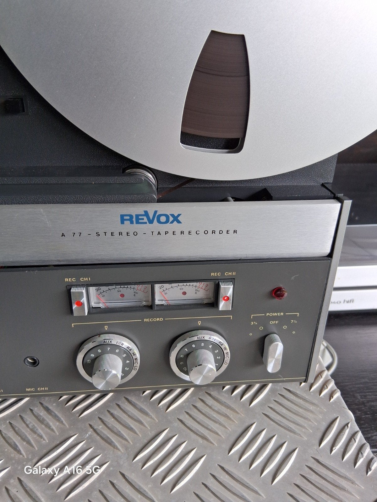 Revox A77 bandrecorder, Audio, Tv en Foto, Bandrecorders, Ophalen, Bandrecorder, Met banden