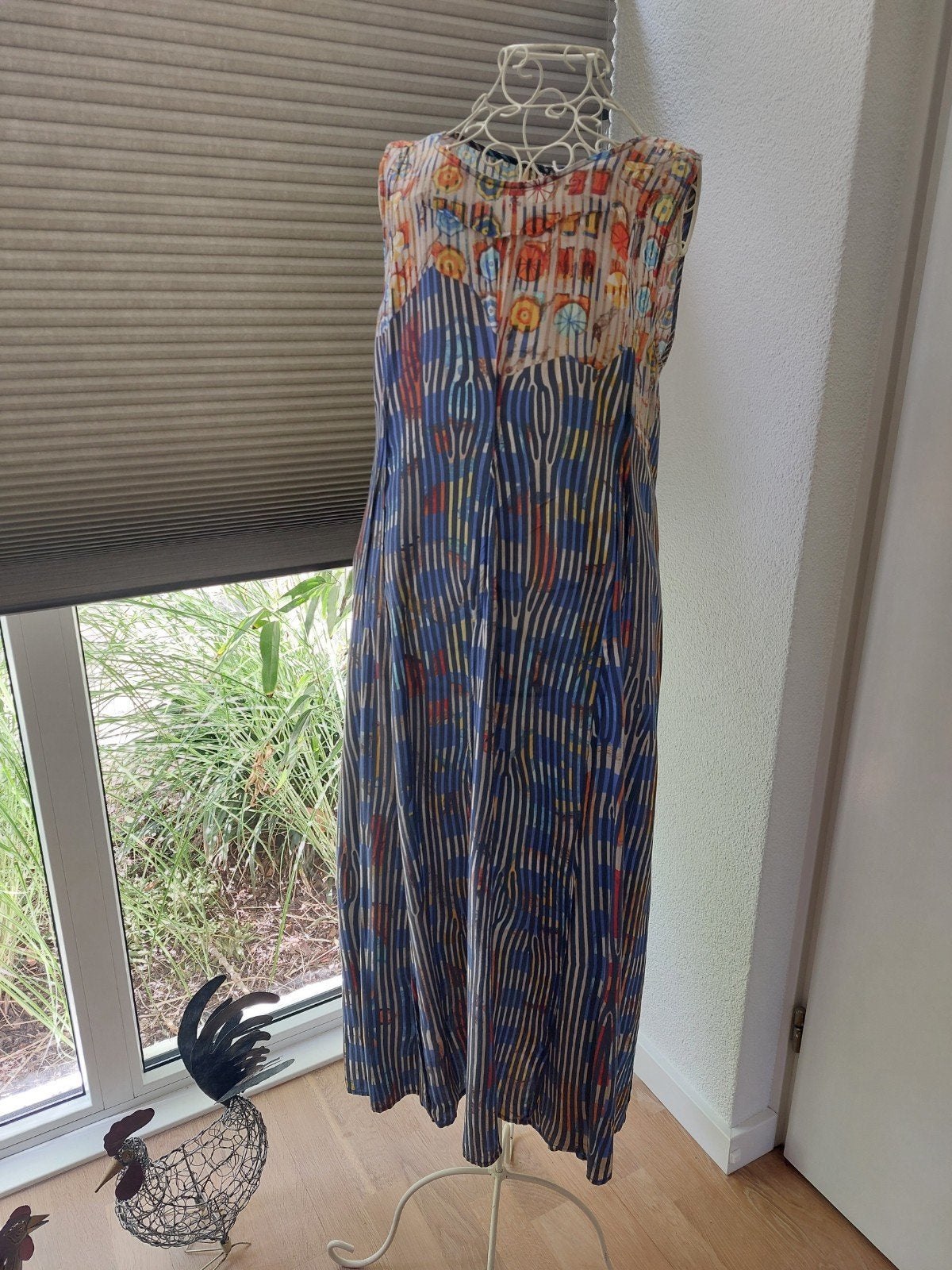 Zomerjurk Aventures des Toiles - Kleurrijk en Uniek, Kleding | Dames, Jurken, Maat 38/40 (M), Meerkleurig, Ophalen of Verzenden